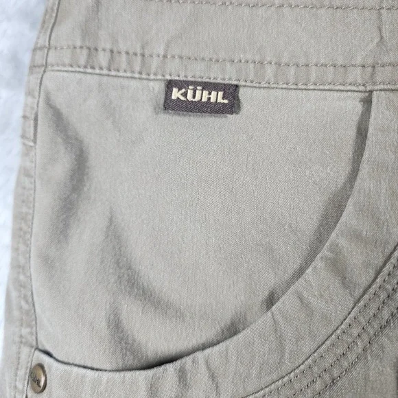 Kuhl Ramblr Shorts Mens 40 Beige Cargo Canvas Stretch Outdoor Hiking Travel - Picture 12 of 16